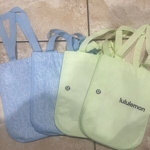 Lululemon Reusable Tote Bags Set